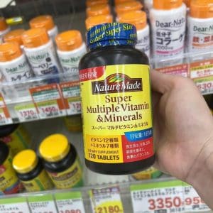 Vitamin tổng hợp Nature Made Super Multiple Vitamin & Minerals 120 viên của Nhật Bản