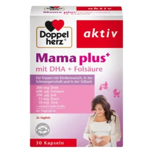Vitamin tổng hợp cho bà bầu Doppelherz Aktiv Mama Plus Đức 30 viên
