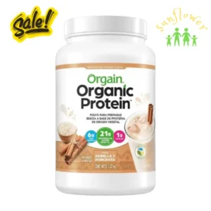 bột đạm thực vật hữu cơ Orgain Organic Protein Vainillay Horchata 1.22kg