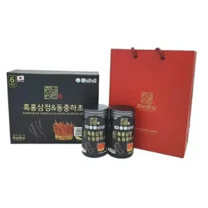 Cao Hắc Sâm Đông Trùng Chambarunsam Hàn Quốc 2 Lọ