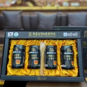 Cao Hắc Sâm Đông Trùng Hạ Thảo Chambarunsam Korean Black Ginseng Silkworm Mushroom Sap