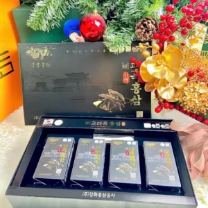Cao Hắc Sâm set 4 lọ Kanghwa Hàn Quốc