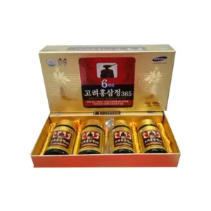 Cao hồng sâm chính hãng 365 sâm Hàn Quốc 6 năm tuổi hộp 4 lọ