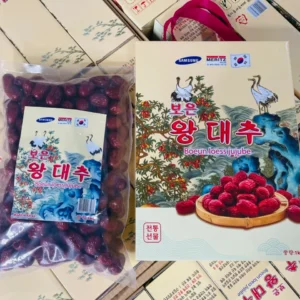 Hộp 1kg táo đỏ Hàn Quốc Boeun loess jujube