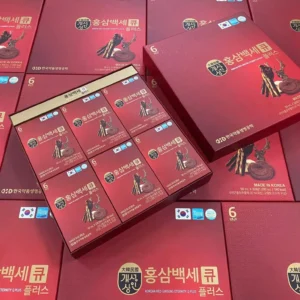 Nước Hồng Sâm Nhung Hươu Linh Chi Q Plus Nonghyup KGS Hộp 30 Gói