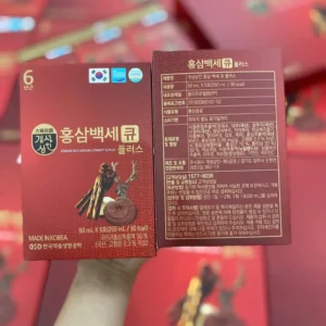 Nước hồng sâm nhung hươu linh chi Q Plus Nonghyup 30 gói