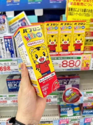 Siro ho cảm sốt Paburon S Kids chó mèo 120ml của Nhật Bản