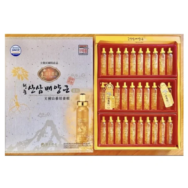 Tinh Chất Hồng Sâm Núi Cheon Jong Tissue Cultured Korean Mountain Ginseng