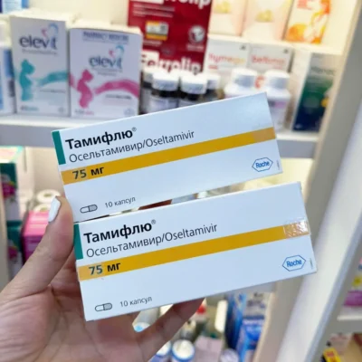 Tamiflu 75mr trị và phòng ngừa bệnh cúm hộp 10 viên của Nga Thuốc cảm cúm TAMIFLU NGA