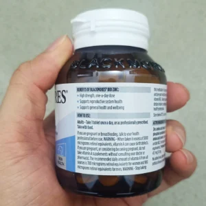 Viên uống bổ sung Kẽm Blackmores Bio ZinC 168 viên của Úc