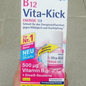 Bổ xung Vitamin B12 Vita Kick Tetesept của Đức 18 chai