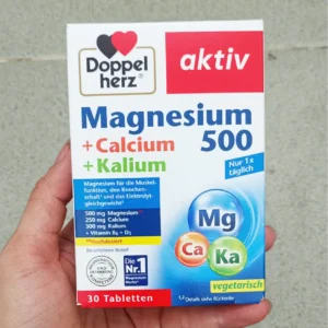 Doppelherz Magnesium 500 Calcium Kalium 30 viên