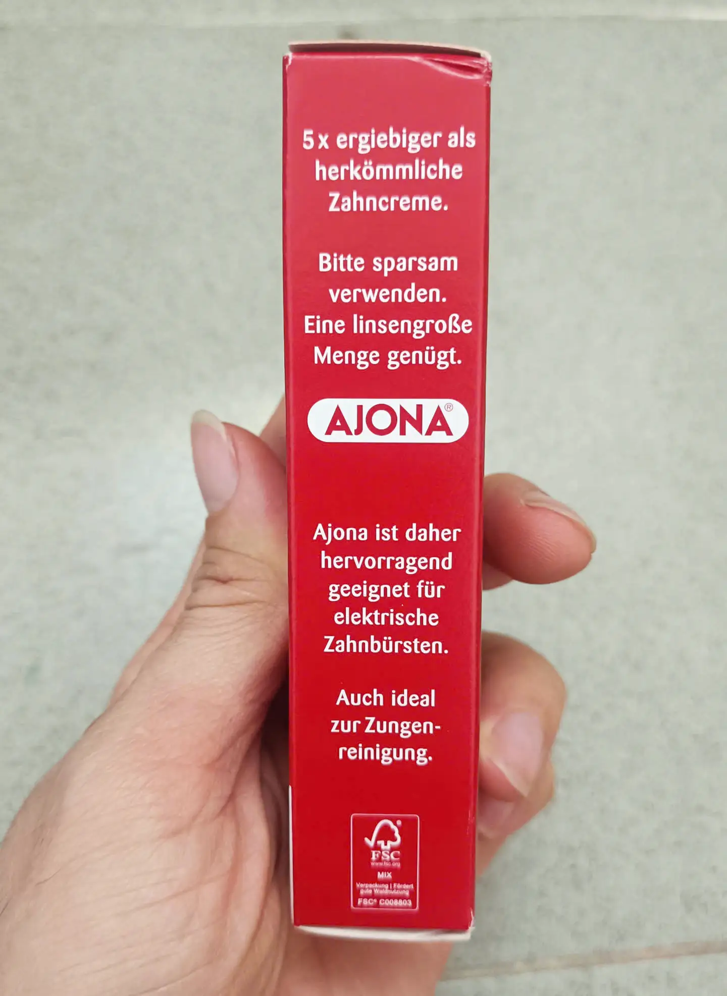 Kem đánh răng Ajona Stomaticum 25ml của Đức Kem Đánh Răng Ajona Stomaticum nội địa Đức