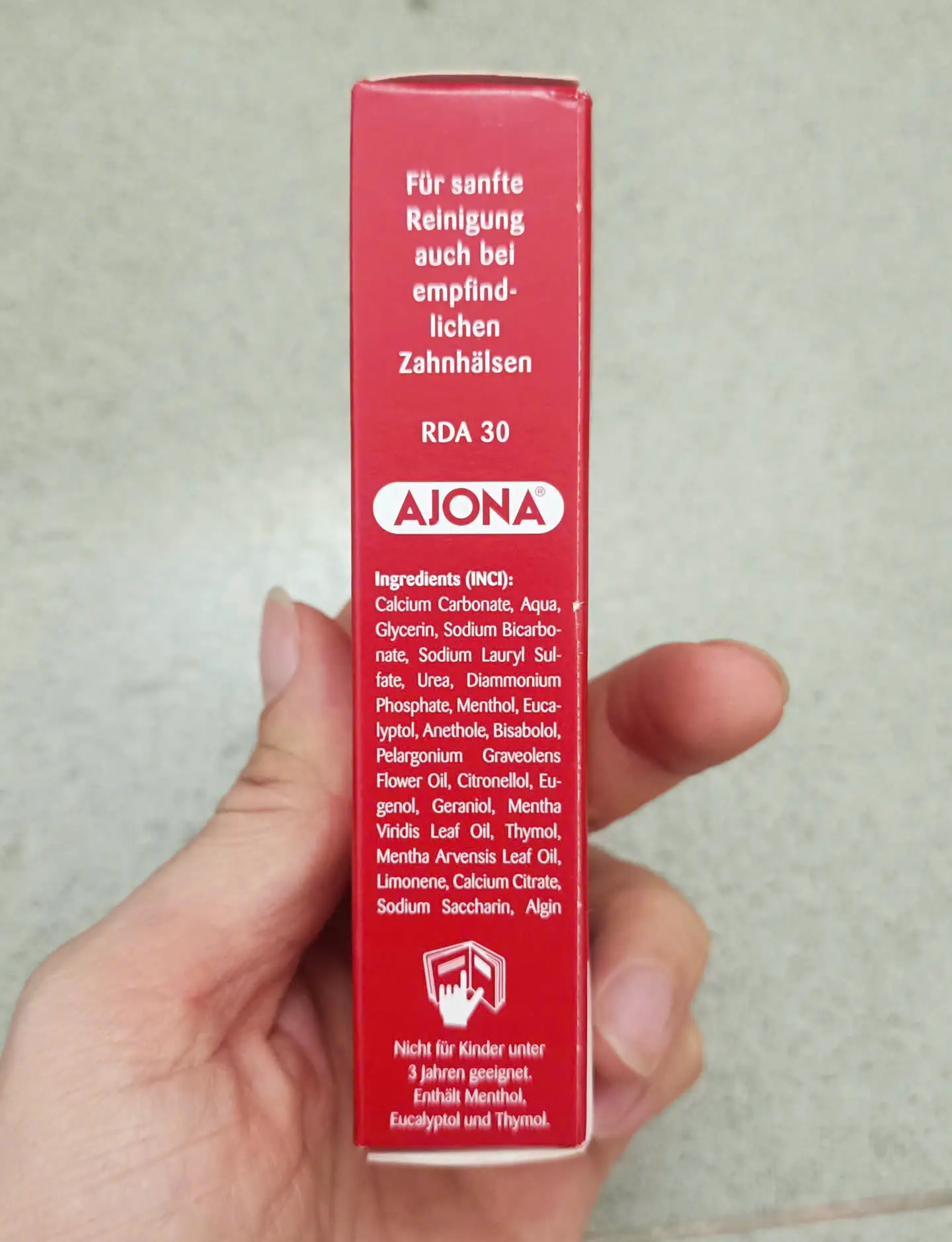 Kem đánh răng Ajona Stomaticum 25ml của Đức Kem đánh răng Ajona 25ml của Đức