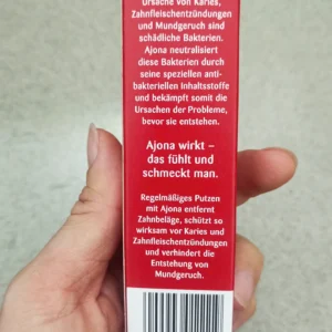 Kem đánh răng Ajona Stomaticum 25ml của Đức Kem đánh răng y tế Ajona Stomaticum trị viêm nướu