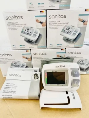 Máy đo huyết áp cổ tay Sanitas SBC 23 của Đức Máy đo huyết áp cổ tay Sanitas SBC23, 1 chiếc