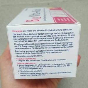 Nước uống Tetesept B12 Vita-Kick 500µg 18 ống