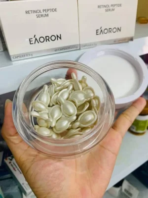 Serum chống lão hoá retinol dạng viên nang - Eaoron Retinol Peptide Serum 0.5g x 60 viên