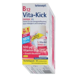 VITAMIN B12 VITA- KICK TETESEPT ( Hộp 18 ống) 500mg