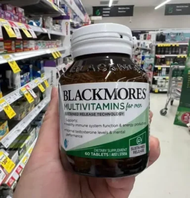 Viên uống Blackmores Multivitamin For Men tăng cường sinh lý nam