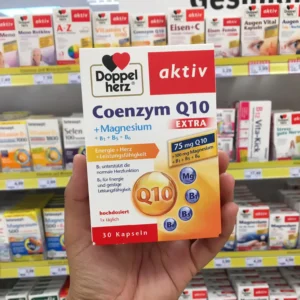 Viên uống Hỗ trợ tim mạch Doppelherz Coenzyme Q10 Extra + Magnesium