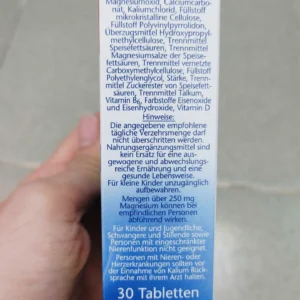 Doppelherz Magnesium 500 + Calcium + Kalium 30 viên của Đức Viên uống Magnesium 500 + Calcium + Kalium Doppelherz 30 viên