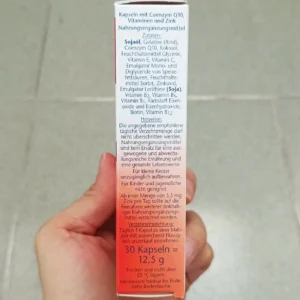 Viên uống hỗ trợ tim mạch Coenzyme Q10 Doppelherz Đức 30 viên