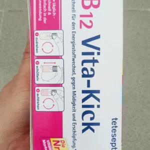Vitamin B12 Vitakick (500ug) hộp 18 ống