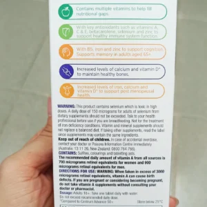 Vitamin cho phụ nữ trên 50 tuổi Centrum Women 50+ 90 viên của Úc