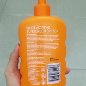 Kem chống nắng Woolworths 500ml của Úc Kem chống nắng Woolworths Everyday Sunscreen SPF 50+ 500ml