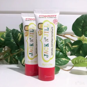 Kem đánh răng Jack N' Jill 50g của Úc Kem đánh răng hữu cơ trẻ em Jack N'Jill Organic vị dâu 50g