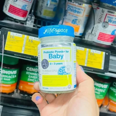 Men vi sinh LifeSpace Probiotic Powder for Baby 40g cho bé 0-3 tuổi Men vi sinh Life Space Baby 40g của Úc
