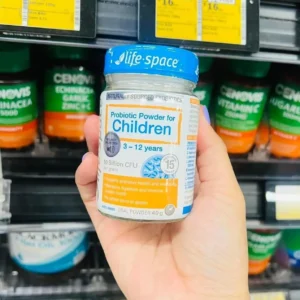 Men vi sinh Life Space Probiotic Powder For Children 40g của Úc Men vi sinh Life Space Children Probiotic 3 - 12 Years Oral Powder