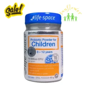 Men vi sinh Life Space Probiotic Powder For Children 40g của Úc