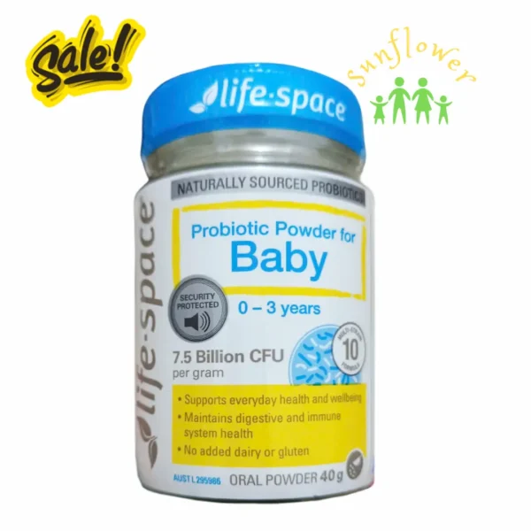 Men vi sinh LifeSpace Probiotic Powder for Baby 40g cho bé 0-3 tuổi