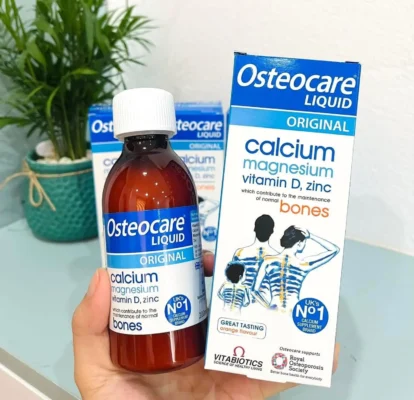 Siro canxi nước Osteocare Liquid Original 200ml của Anh Quốc Siro Vitabiotics Osteocare Liquid Original Calcium 200ml