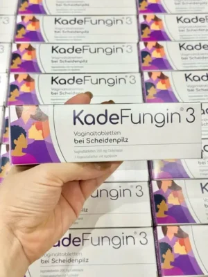Thuốc Kadefungin 3 viên đặt & kem bôi âm đạo