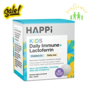 Viên nhai Happi Kids Daily Immune+ Lactoferrin 60 viên của Úc