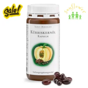 Viên uống bổ thận Sanct Bernhard Kurbiskernol Kapseln 150 viên của Đức