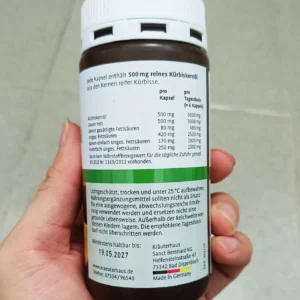 Viên uống hỗ trợ tuyến tiền liệt, bàng quang Sanct Bernhard Kurbiskernol Kapseln 150 viên