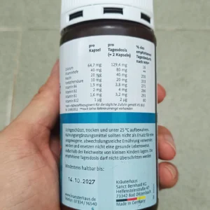 Viên bổ thần kinh Nervenkraft Sanct Bernhard 180 viên của Đức Bổ thần kinh Sanct Bernhard Nervenkraft Vitamin Đức 180 viên