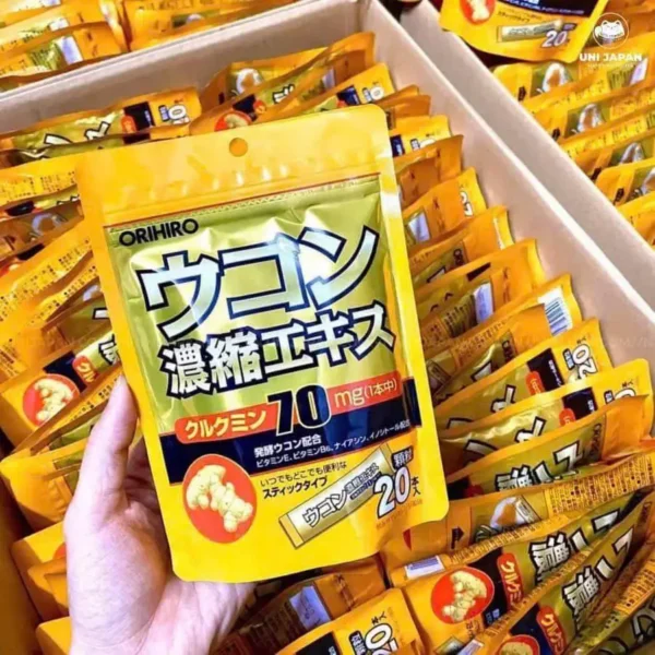 Bột nghệ giải rượu Orihiro Ukon 70mg túi 20 gói