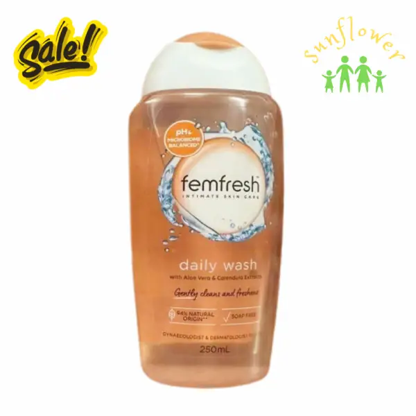 Dung dịch vệ sinh Femfresh màu cam 250ml của Úc Dung dịch vệ sinh Femfresh màu cam 250ml của Úc