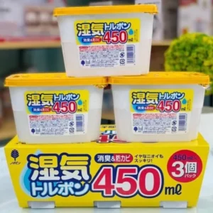 Combo 2 hộp hút ẩm Kokubo 450ml Nhật Bản Hộp hút ẩm, khử mùi, chống ẩm mốc 450ml Nhật
