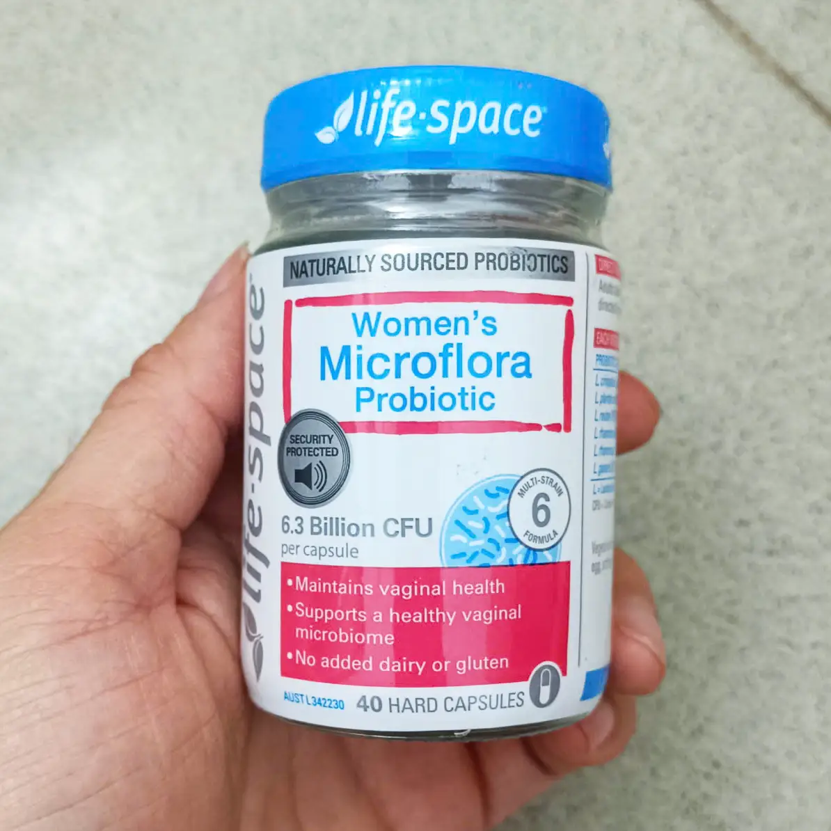 Men vi sinh cho phụ nữ Life Space Women's Microflora Probiotic 40 viên của Úc Men vi sinh Women's Microflora Probiotic 40 viên