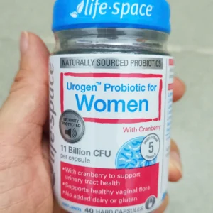 Men vi sinh Life Space Urogen Probiotic for Women with Cranberry 40 viên của Úc Men vi sinh cho nữ giới Life Space Urogen Probiotic For Women của Úc 40 viên