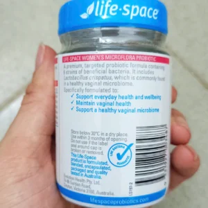Men vi sinh cho phụ nữ Life Space Women's Microflora Probiotic 40 viên của Úc Men vi sinh cho phụ nữ Life Space Womens Microflora Probiotic 40 viên