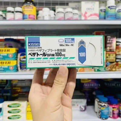 Viên uống mỡ máu Kissei Bezafibrate 100mg 100 viên của Nhật Bản Viên Giảm Mỡ Máu KISSEI 100 Viên Nhật Bản