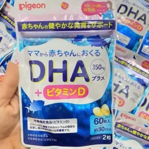 Viên Uống Bổ Sung DHA Pigeon Cho Bà Bầu Và Cho Con Bú 60 Viên Nhật Bản