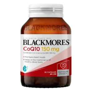Viên uống Blackmores CoQ10 150mg hỗ trợ bảo vệ tim 90 viên Úc